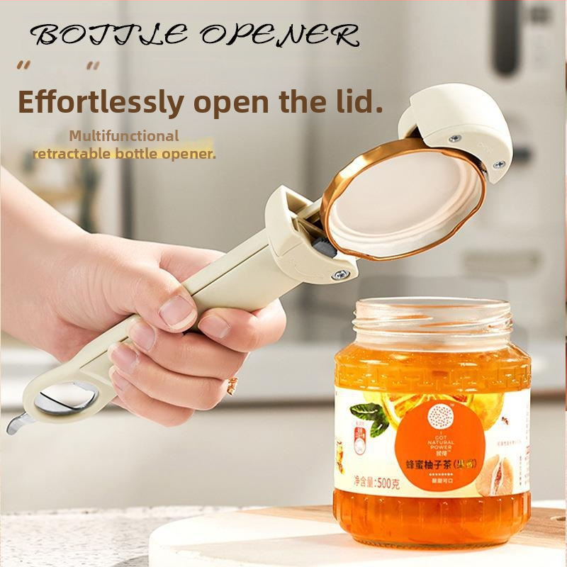 Otvarač za čepove od nehrđajućeg čelika koji štedi rad, otvarač za čepove za boce, otvarač za konzerve, otvarač za staklene čepove za konzerve, otvarač za čepove za boce