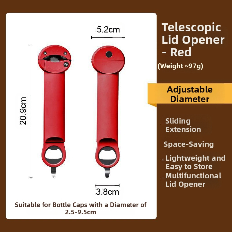 Otvarač za čepove od nehrđajućeg čelika koji štedi rad, otvarač za čepove za boce, otvarač za konzerve, otvarač za staklene čepove za konzerve, otvarač za čepove za boce