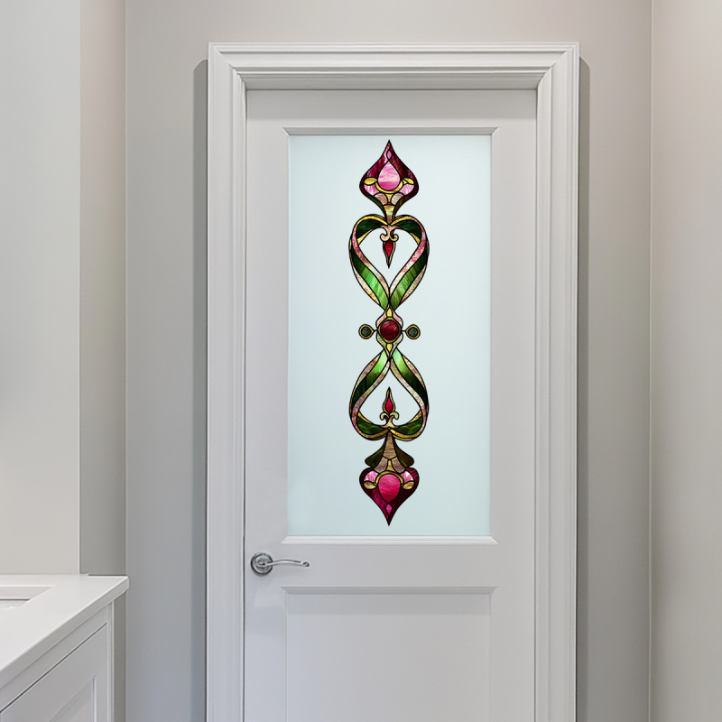 Ty36001 Spalvoti stikliniai lipnūs langų lipdukai, visiškai skaidrūs lipdukai, stiklinių durų ir langų puošybos dekoratyviniai lipdukai, populiarūs tarpvalstybiniai