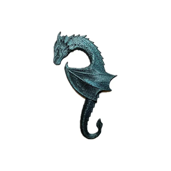 Трансгранични експлозии 3D печат драконова ъглова декорация с форма на сърце двоен дракон висулка за рафт за книги за домашно обучение атмосфера декорации