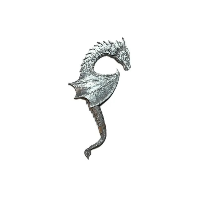 Трансгранични експлозии 3D печат драконова ъглова декорация с форма на сърце двоен дракон висулка за рафт за книги за домашно обучение атмосфера декорации