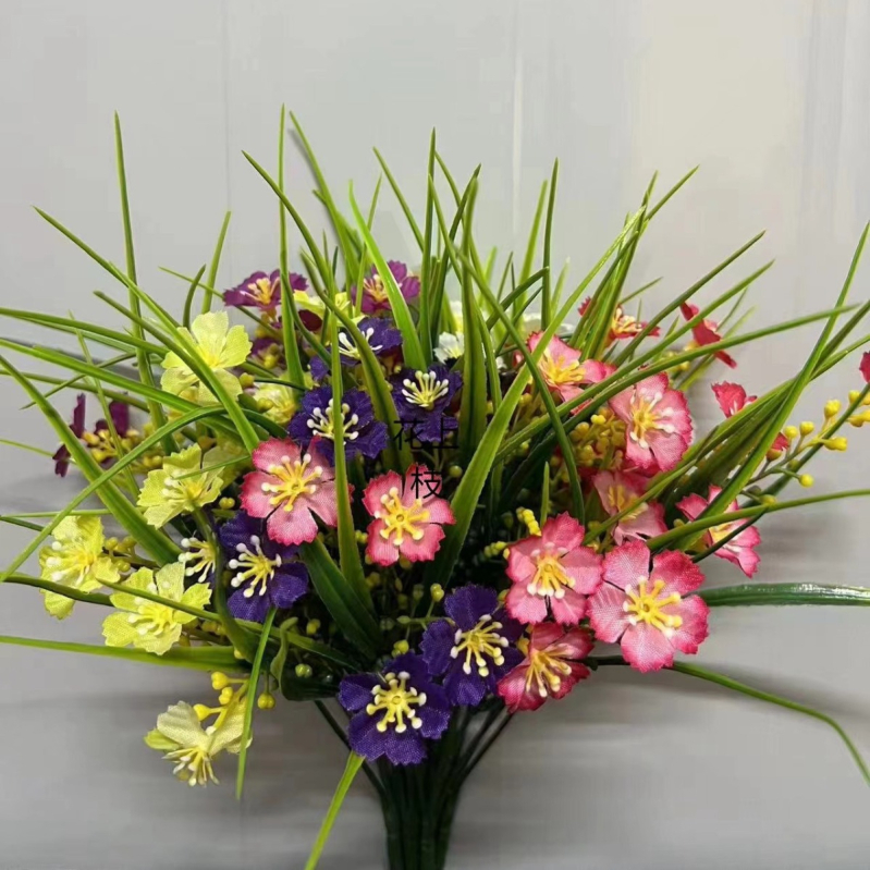 Piiriülene Amazonase kunstlill kortsus krüsanteemikimp lillekimp dekoratiivne kunstlill