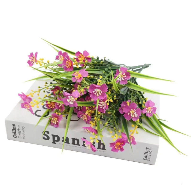 Piiriülene Amazonase kunstlill kortsus krüsanteemikimp lillekimp dekoratiivne kunstlill