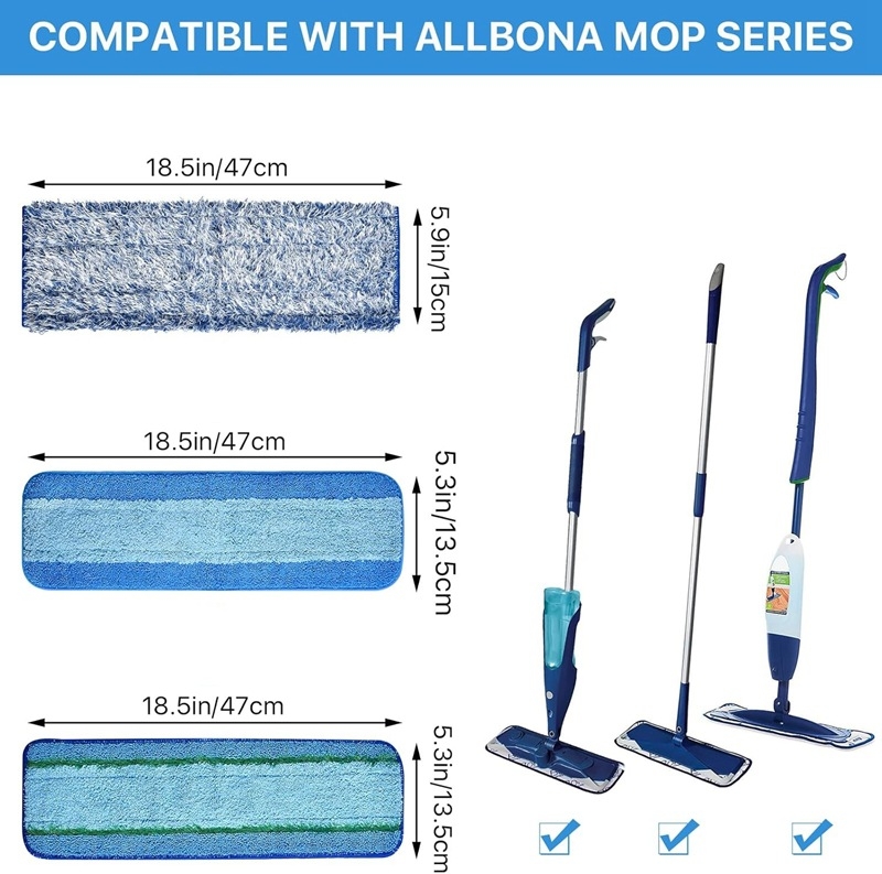 Tinka Bona Bona šluostės valymo šluostėms, pastos dulkių šalinimo pagalvėlėms, sausoms ir šlapioms plokščioms pluošto šluostės galvutėms, skersiniams kraštams