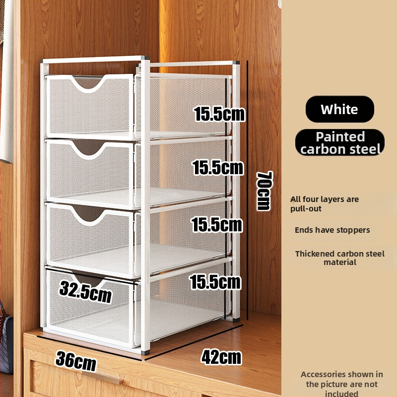 Riidekapp hoiukasti kinnituskast Tõmba-tõmba sahtliga riidekapp Riided Kihilised riided Tõmba neljakihiline ruumikasutuse artefakt