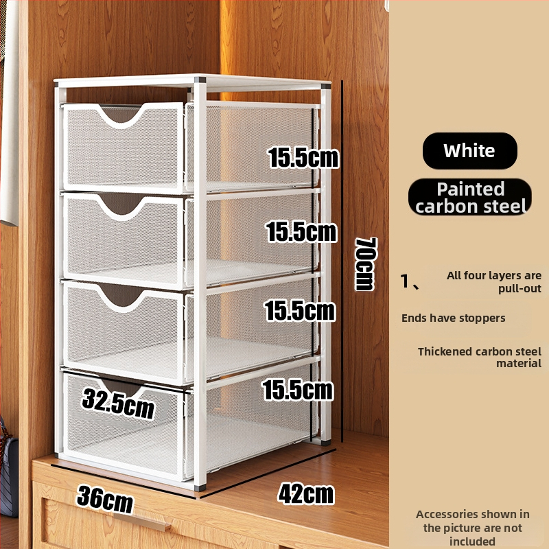 Riidekapp hoiukasti kinnituskast Tõmba-tõmba sahtliga riidekapp Riided Kihilised riided Tõmba neljakihiline ruumikasutuse artefakt