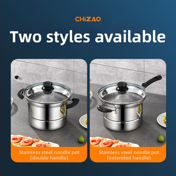 Amazoni piiriülene roostevabast terasest fritüür, majapidamises kasutatav multifunktsionaalne supipott, aurutamis- ja keetmisnuudlipott, kingituste hulgimüük