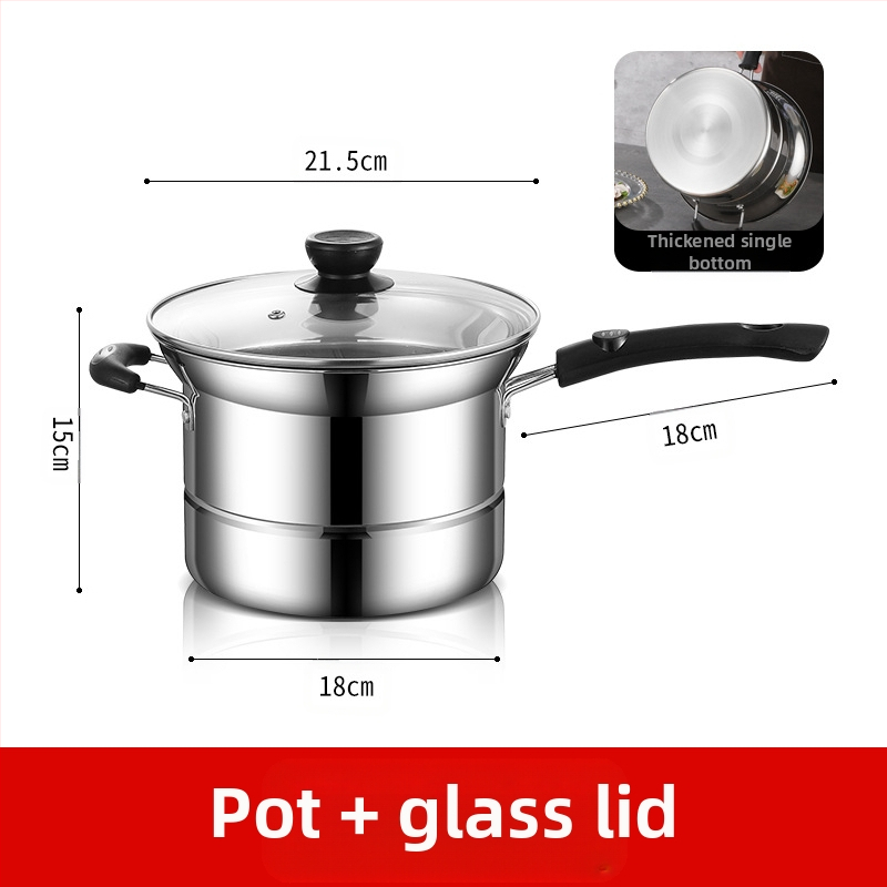 Amazoni piiriülene roostevabast terasest fritüür, majapidamises kasutatav multifunktsionaalne supipott, aurutamis- ja keetmisnuudlipott, kingituste hulgimüük