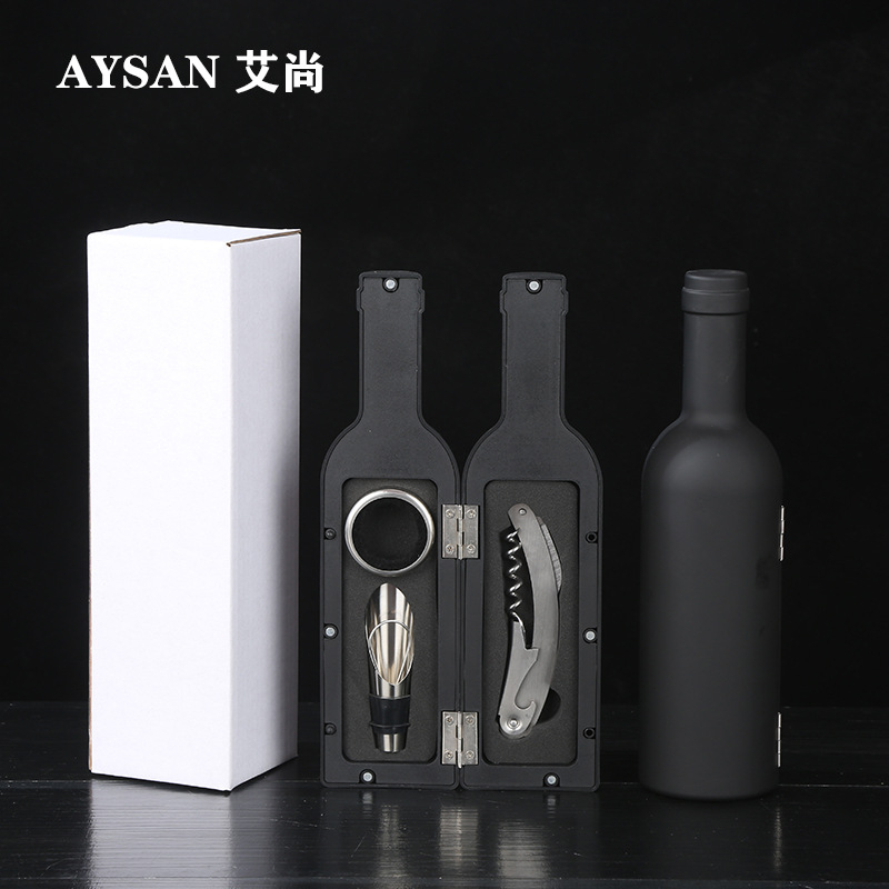 Ανοιχτήρι μπουκαλιών κρασιού, σετ ανοιχτηριών μπουκαλιών κρασιού, σε σχήμα ποτηριού κρασιού, σετ πέντε τεμαχίων