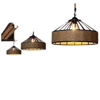 Vintage industriaalne Mongoolia jurta kanepiköiest lühter rotangist rõivapood grillipood kuumaveeallikate pood kohvik ettevalmistus