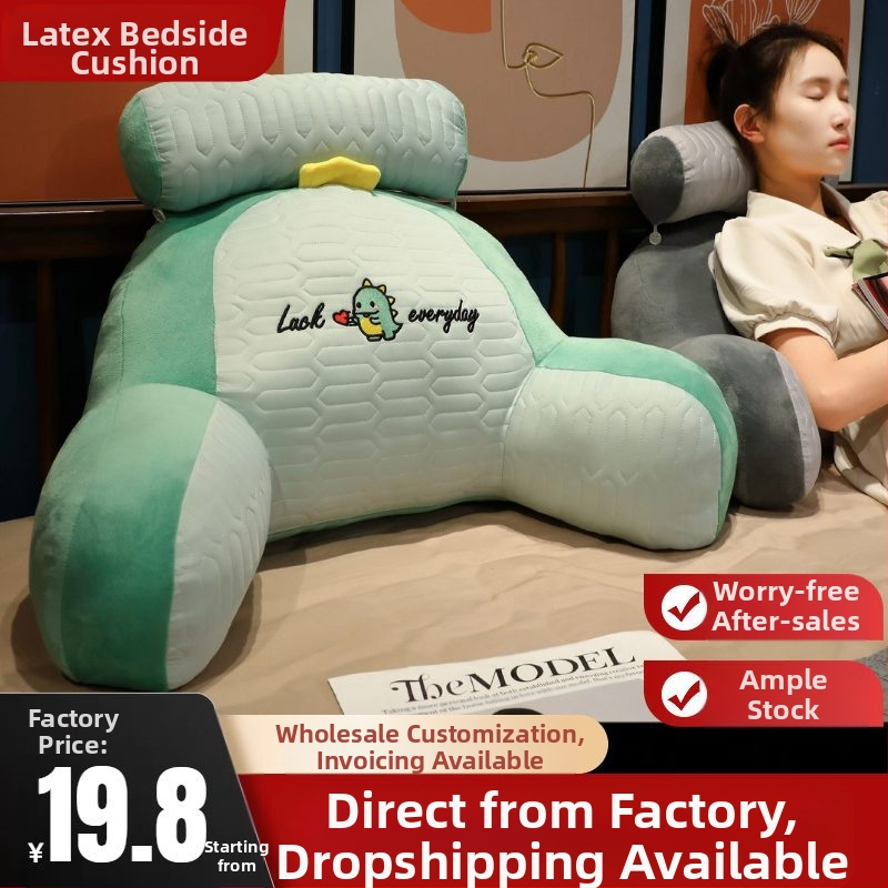 Hulgimüük jäämüts voodipehmendusega pehme kott voodipadi suur seljatoe padi tüdrukutele magamisdiivanil vöökoht