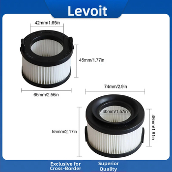 Sobib Levoit VortexIQ 40-RF/LSV-V401F-UK tolmuimeja filtrielemendile