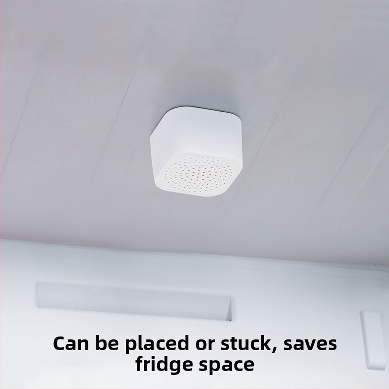 Нов преносим и пастообразен дезодорант с активен въглен за хладилник с двойно предназначение, кутия за кухненски шкаф, преносим мини дезодорант, кутия с 6 броя