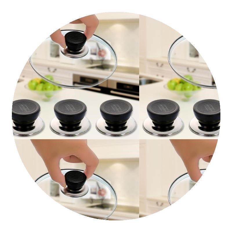 Riisikeetja poti kaane ülemine kork vanamoodne veekeetja klaasist kaane käepidemega keedupott mugav puit