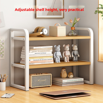 Ρυθμιζόμενη βιβλιοθήκη για ψηλό όροφο, πολυεπίπεδη βιβλιοθήκη αποθήκευσης για το σπίτι, ενσωματωμένη βιβλιοθήκη τοίχου για το σπίτι, βιβλιοθήκη για το πάτωμα, επιφάνεια εργασίας