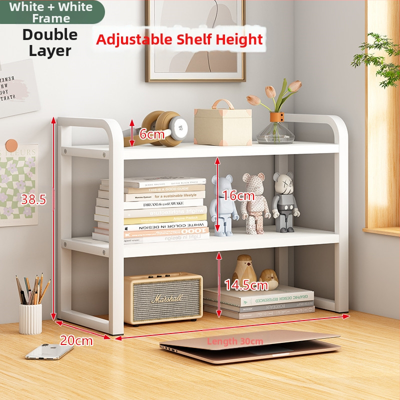 Ρυθμιζόμενη βιβλιοθήκη για ψηλό όροφο, πολυεπίπεδη βιβλιοθήκη αποθήκευσης για το σπίτι, ενσωματωμένη βιβλιοθήκη τοίχου για το σπίτι, βιβλιοθήκη για το πάτωμα, επιφάνεια εργασίας