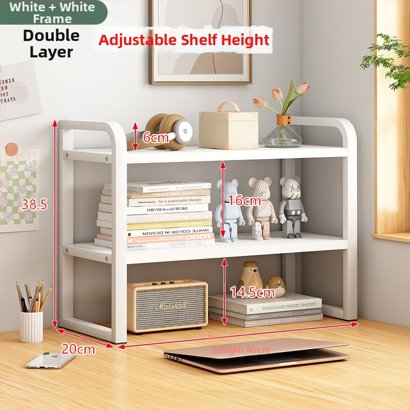 Ρυθμιζόμενη βιβλιοθήκη για ψηλό όροφο, πολυεπίπεδη βιβλιοθήκη αποθήκευσης για το σπίτι, ενσωματωμένη βιβλιοθήκη τοίχου για το σπίτι, βιβλιοθήκη για το πάτωμα, επιφάνεια εργασίας