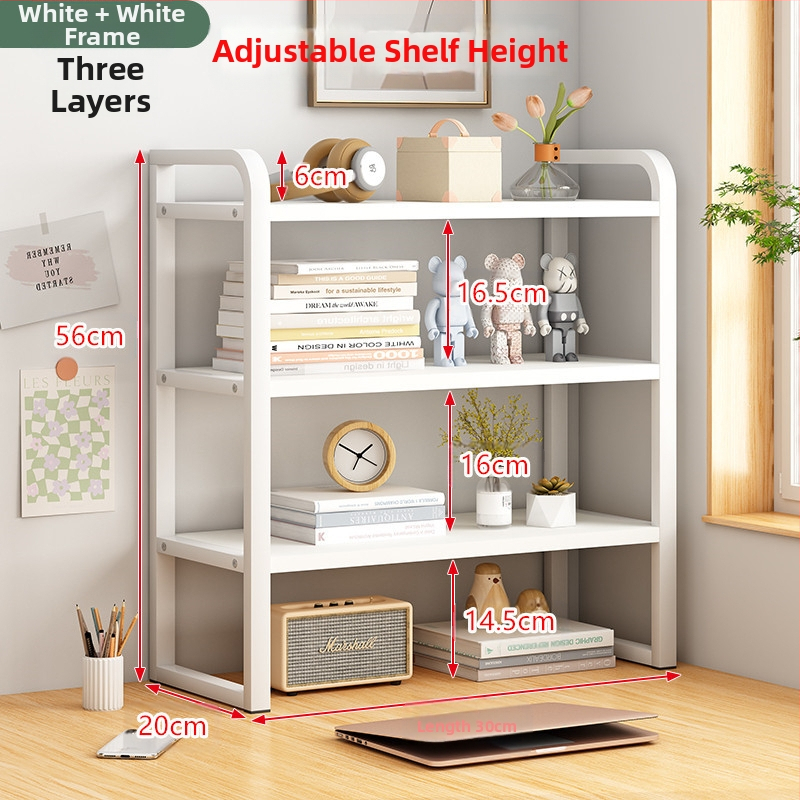 Ρυθμιζόμενη βιβλιοθήκη για ψηλό όροφο, πολυεπίπεδη βιβλιοθήκη αποθήκευσης για το σπίτι, ενσωματωμένη βιβλιοθήκη τοίχου για το σπίτι, βιβλιοθήκη για το πάτωμα, επιφάνεια εργασίας