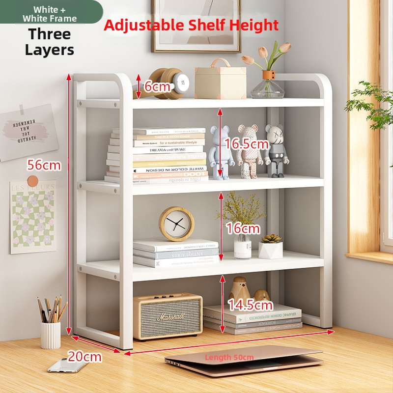 Ρυθμιζόμενη βιβλιοθήκη για ψηλό όροφο, πολυεπίπεδη βιβλιοθήκη αποθήκευσης για το σπίτι, ενσωματωμένη βιβλιοθήκη τοίχου για το σπίτι, βιβλιοθήκη για το πάτωμα, επιφάνεια εργασίας