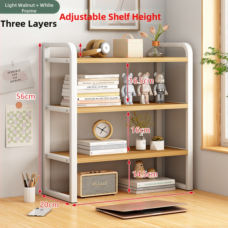 Ρυθμιζόμενη βιβλιοθήκη για ψηλό όροφο, πολυεπίπεδη βιβλιοθήκη αποθήκευσης για το σπίτι, ενσωματωμένη βιβλιοθήκη τοίχου για το σπίτι, βιβλιοθήκη για το πάτωμα, επιφάνεια εργασίας