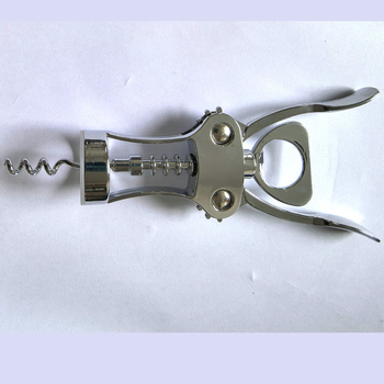 Ανοιχτήρι μπουκαλιών κρασιού εστιατορίου, οικιακό εγχειρίδιο, απλό ανοιχτήρι κρασιού, πασπαλίζουμε, κρασιά, κουτάλι μπύρας