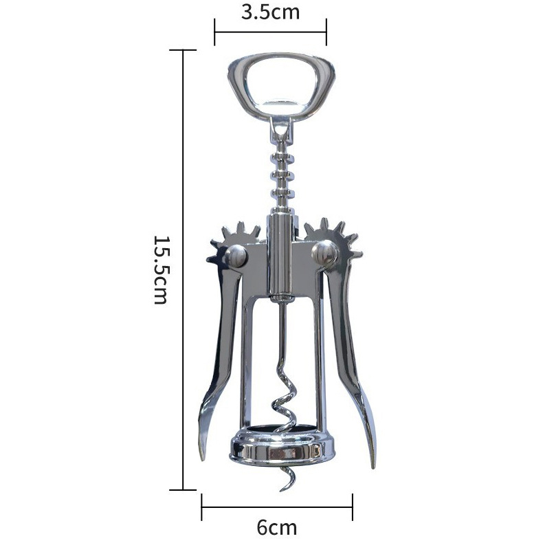 Ресторантска отварачка за вино, домакинска ръчна отварачка за вино, поръсена с лъжица за вино и бира
