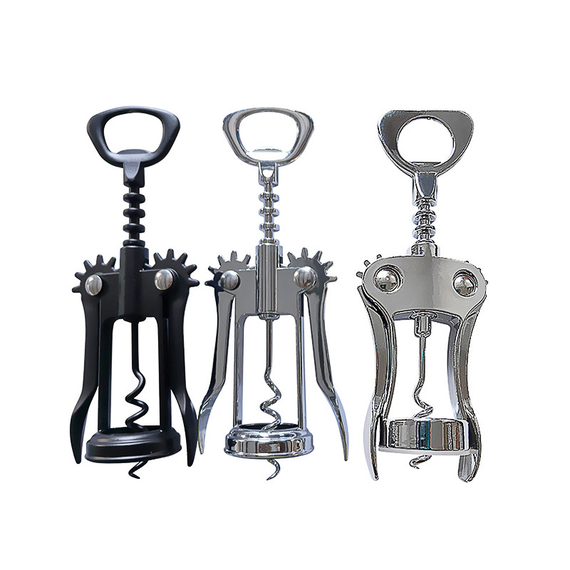 Ресторантска отварачка за вино, домакинска ръчна отварачка за вино, поръсена с лъжица за вино и бира