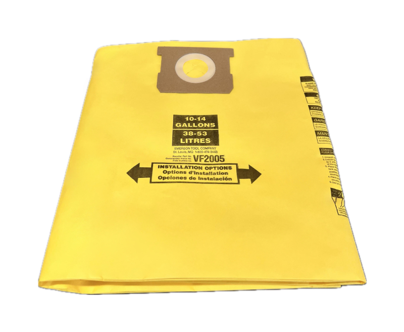 Sobib Shopvaci 5-8-gallonise seeria tolmuimeja lisatarvikutele Tolmukott Paberkott