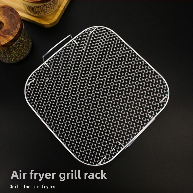 на склад аксесоари за фритюрник от неръждаема стомана квадратен костюм за грил за фритюрник, мрежа за грил за фритюрник, мрежа за готвене на пара