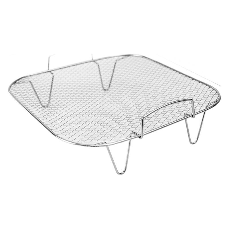 laos õhufritüüri tarvikud roostevabast terasest ruudukujuline õhufritüüri grillkomplekt õhufritüüri grillvõrk aurutusvõrk