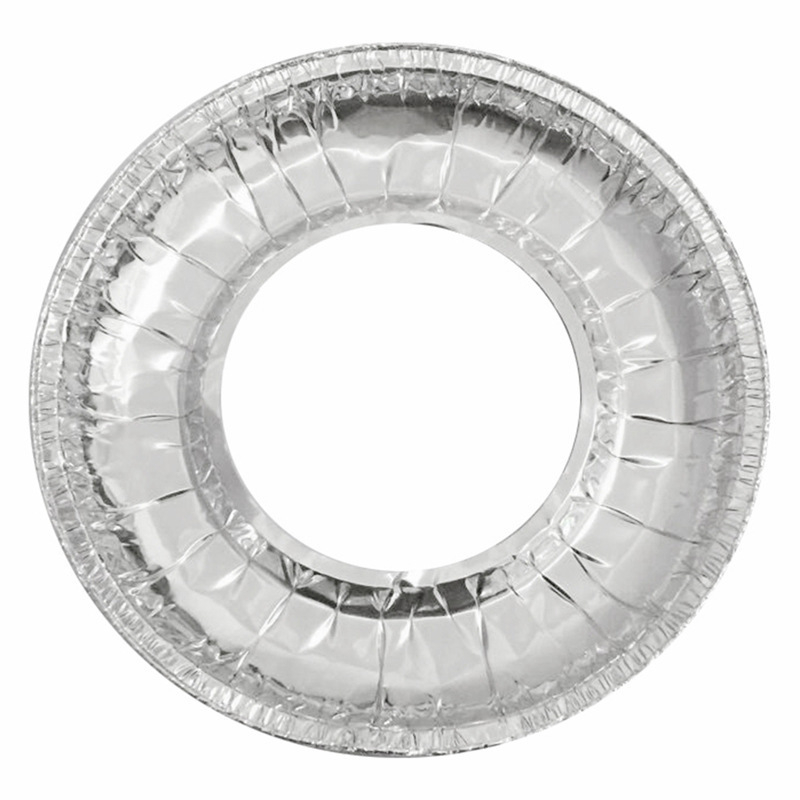 Dujinės viryklės alyvai atsparus kilimėlis, apvalus viryklės skardinis popierinis žiedas, virtuvės aliuminio folijos valymo kilimėlis, kvadratinis dujinės viryklės apsauginis kilimėlis