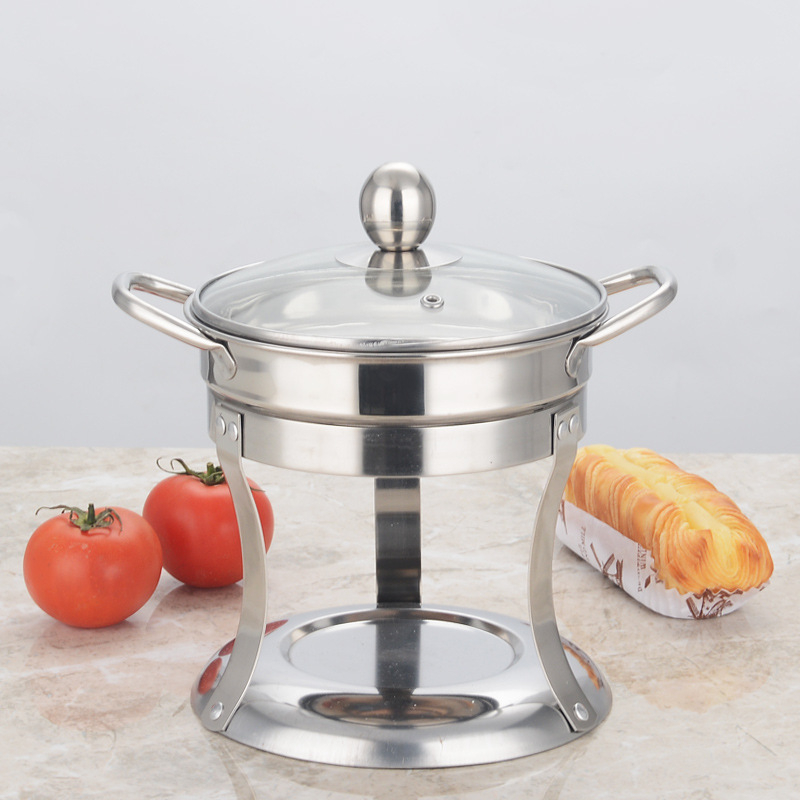 Tiesioginis gamyklos tiekimas nerūdijančio plieno alkoholio viryklė karštas puodas augalinis aliejus mažas karštas puodas mandarinų ančių puodas viešbučio restoranas iškylų išsinešimui