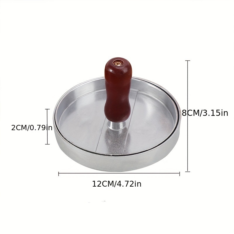 Amazoni enimmüüdud käsitsi hamburgeriliha press, burgeripressi vorm, ümmargune lihakotletipress, alumiiniumisulamist hamburgeritegija