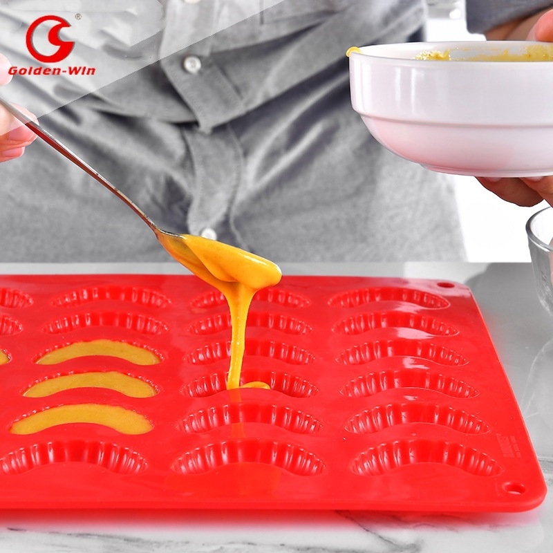 Mufă de silicon pentru croissant, mufă de tort din silicon, mufă de ciocolată, ustensile de copt pentru înghețată DIY, en-gros