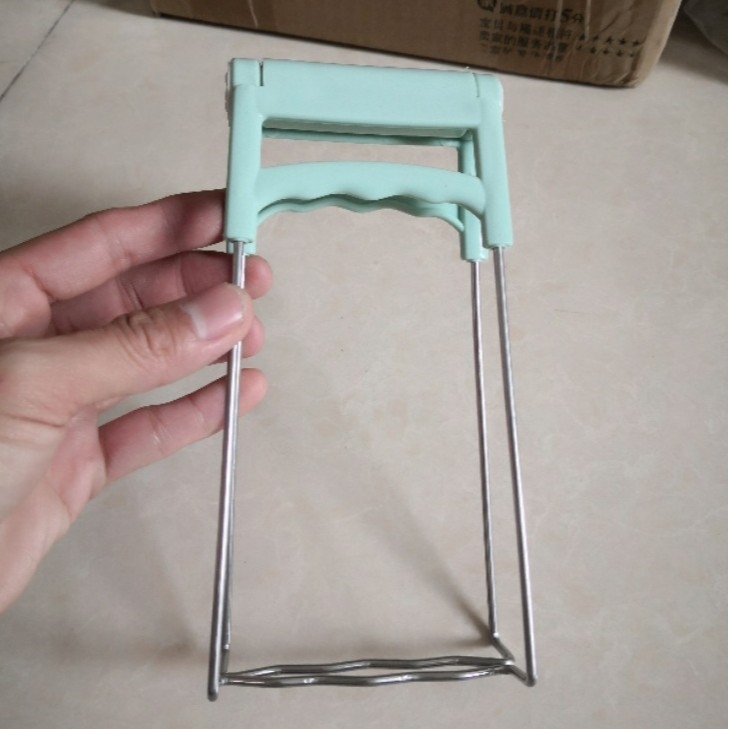 Loov köögividin, põletusvastane kausihoidja, roostevabast terasest kandikueemaldaja, roostevabast terasest kausihoidja, kandikuhoidja