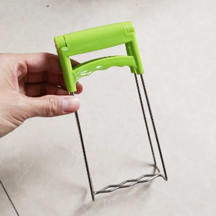 Loov köögividin, põletusvastane kausihoidja, roostevabast terasest kandikueemaldaja, roostevabast terasest kausihoidja, kandikuhoidja