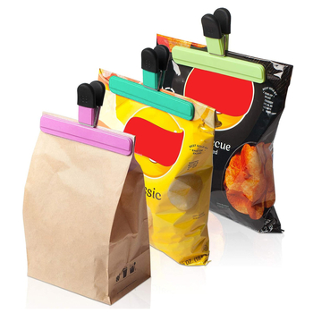 T formos virtuvės maisto sandarinimo spaustukas bulvių traškučiams užkandžių pakavimui tvirtas sandarinimo spaustukas nepralaidus drėgmei plastikinio maišelio sandarinimo spaustukas