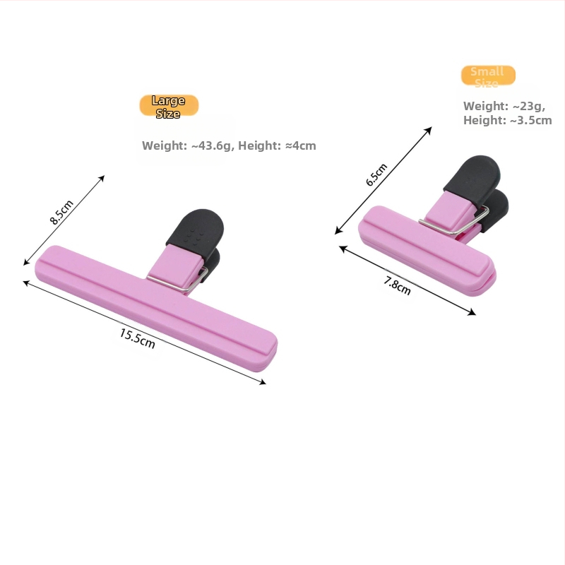 Кухненска Т-образна щипка за запечатване на храна, опаковка за картофени чипсове, здрава щипка за запечатване, устойчива на пропуски, влагоустойчива пластмасова щипка за запечатване на торбички