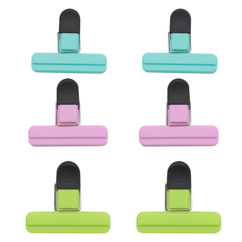 T formos virtuvės maisto sandarinimo spaustukas bulvių traškučiams užkandžių pakavimui tvirtas sandarinimo spaustukas nepralaidus drėgmei plastikinio maišelio sandarinimo spaustukas