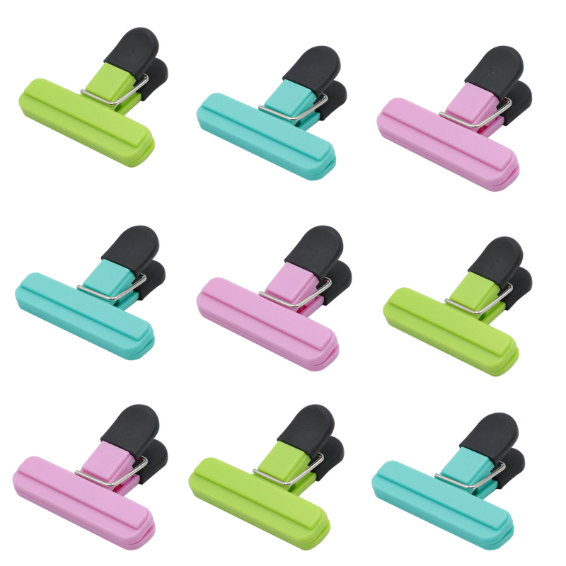 T formos virtuvės maisto sandarinimo spaustukas bulvių traškučiams užkandžių pakavimui tvirtas sandarinimo spaustukas nepralaidus drėgmei plastikinio maišelio sandarinimo spaustukas