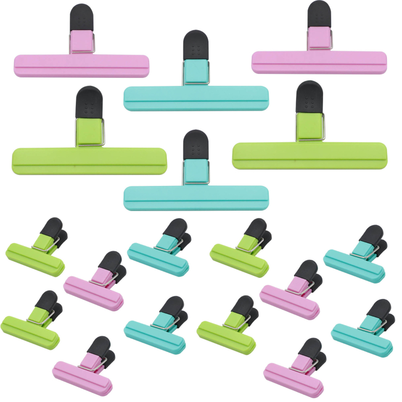 T formos virtuvės maisto sandarinimo spaustukas bulvių traškučiams užkandžių pakavimui tvirtas sandarinimo spaustukas nepralaidus drėgmei plastikinio maišelio sandarinimo spaustukas