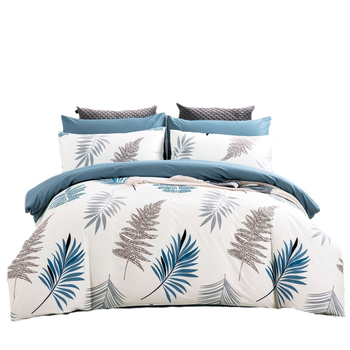 Grynos medvilnės keturių dalių patalynė studentų bendrabučio paklodė antklodės užvalkalas iš grynos medvilnės, paprastas, odai draugiškas, naujas, margintas antklodės užvalkalas, dvigubas