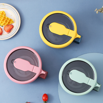 Miela pietų dėžutė studentams ir biuro studentams, mikrobangų krosnelėje šildoma pietų dėžutė, sandari, nepralaidi, didelės talpos makaronų dubenėlis su dangteliu.