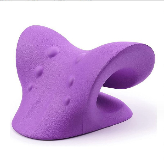 C-тип възглавница за масаж на шийката на матката, възглавница за изправяне на врата, опора за сцепление, масажна възглавница за акупресура, богата и благородна спортна здравна защита