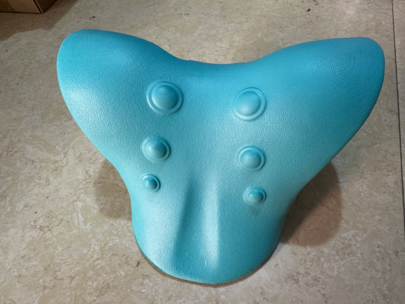 C-тип възглавница за масаж на шийката на матката, възглавница за изправяне на врата, опора за сцепление, масажна възглавница за акупресура, богата и благородна спортна здравна защита