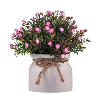 Stalinis svetainės mažų vazoninių augalų papuošalai, dirbtinės gėlės, namų dekoravimo augalai, imituojami žalieji augalai, kūdikio kvėpavimas, dirbtinių žaliųjų augalų dekoracija