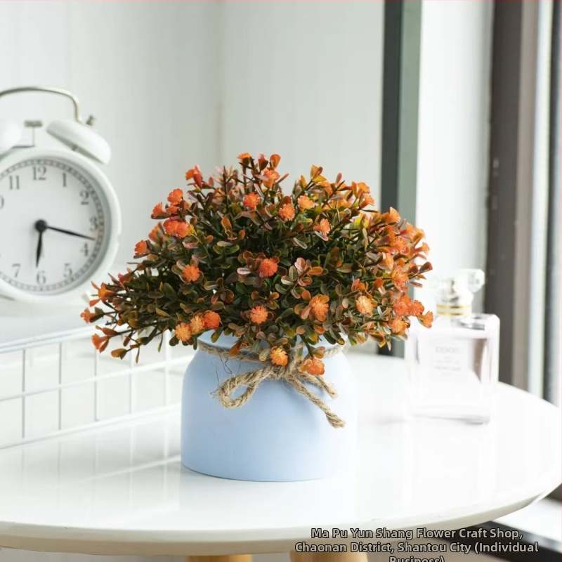 Малки саксийни растения за всекидневна, изкуствени цветя, растения за декорация на дома, симулирани зелени растения, бебешки дъх, декорация с изкуствени зелени растения