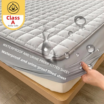 Vandeniui atspari sojų pupelių dygsniuota paklodė nėščioms ir kūdikiams, šlapimo barjeras „Simmons“ apsauginis užtiesalas, lovos užtiesalas, užsienio prekyba, „Amazon“, tarpvalstybinė prekyba.