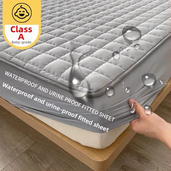 Vandeniui atspari sojų pupelių dygsniuota paklodė nėščioms ir kūdikiams, šlapimo barjeras „Simmons“ apsauginis užtiesalas, lovos užtiesalas, užsienio prekyba, „Amazon“, tarpvalstybinė prekyba.