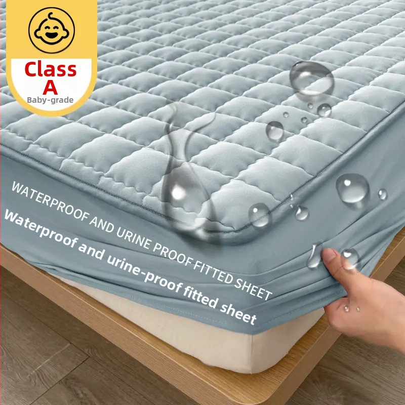 Vandeniui atspari sojų pupelių dygsniuota paklodė nėščioms ir kūdikiams, šlapimo barjeras „Simmons“ apsauginis užtiesalas, lovos užtiesalas, užsienio prekyba, „Amazon“, tarpvalstybinė prekyba.